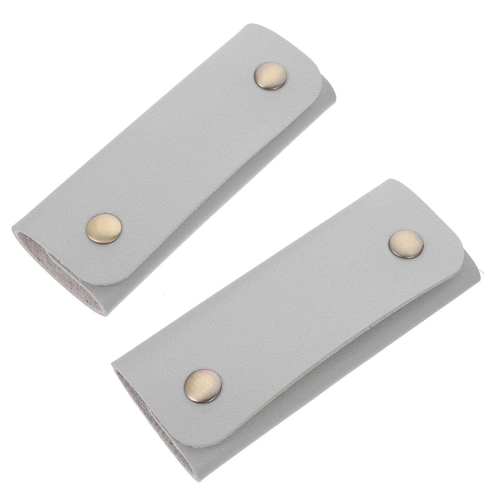 

2pcs Pu Handle Wrap For Luggage Suitcase Handbag Tote Diy Canvas Handle Cover Bag Making Supplies Bag Accessories