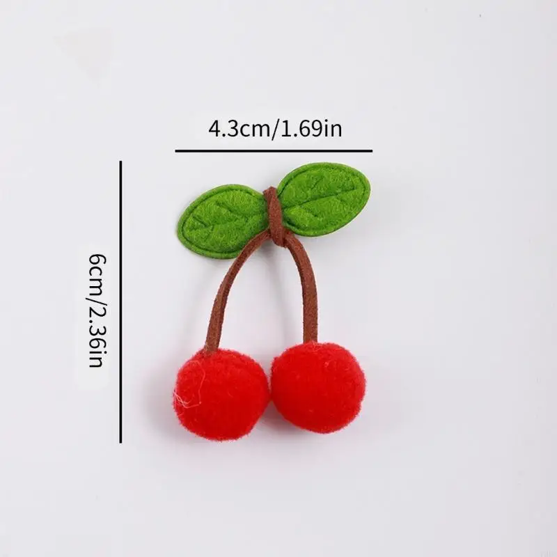 10Pcs Fruit Themed Fabric Pompoms Sewing Embellishment For Sewing Dress Skirt Handbag Clothing and Home Decoration Y166