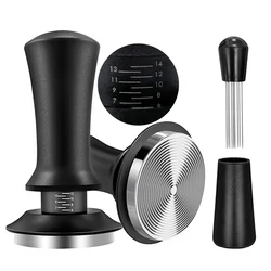 Ubijak do kawy sprężynowy ubijak do espresso 51mm 53mm 58mm ubijaki do kawy i mieszadło do kawy ubijaki ze stali nierdzewnej akcesoria do kawy