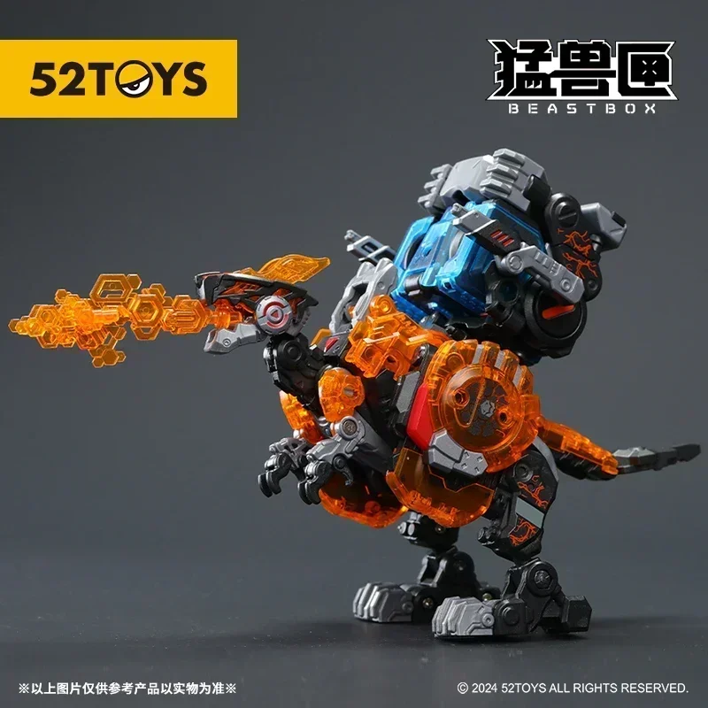 Op voorraad 52TOYS Transformatie BEASTBOX BB-46PR Pyromancer & BB-02CR Cryomancer Mecha en Cube Vervorming Robot Action Figure