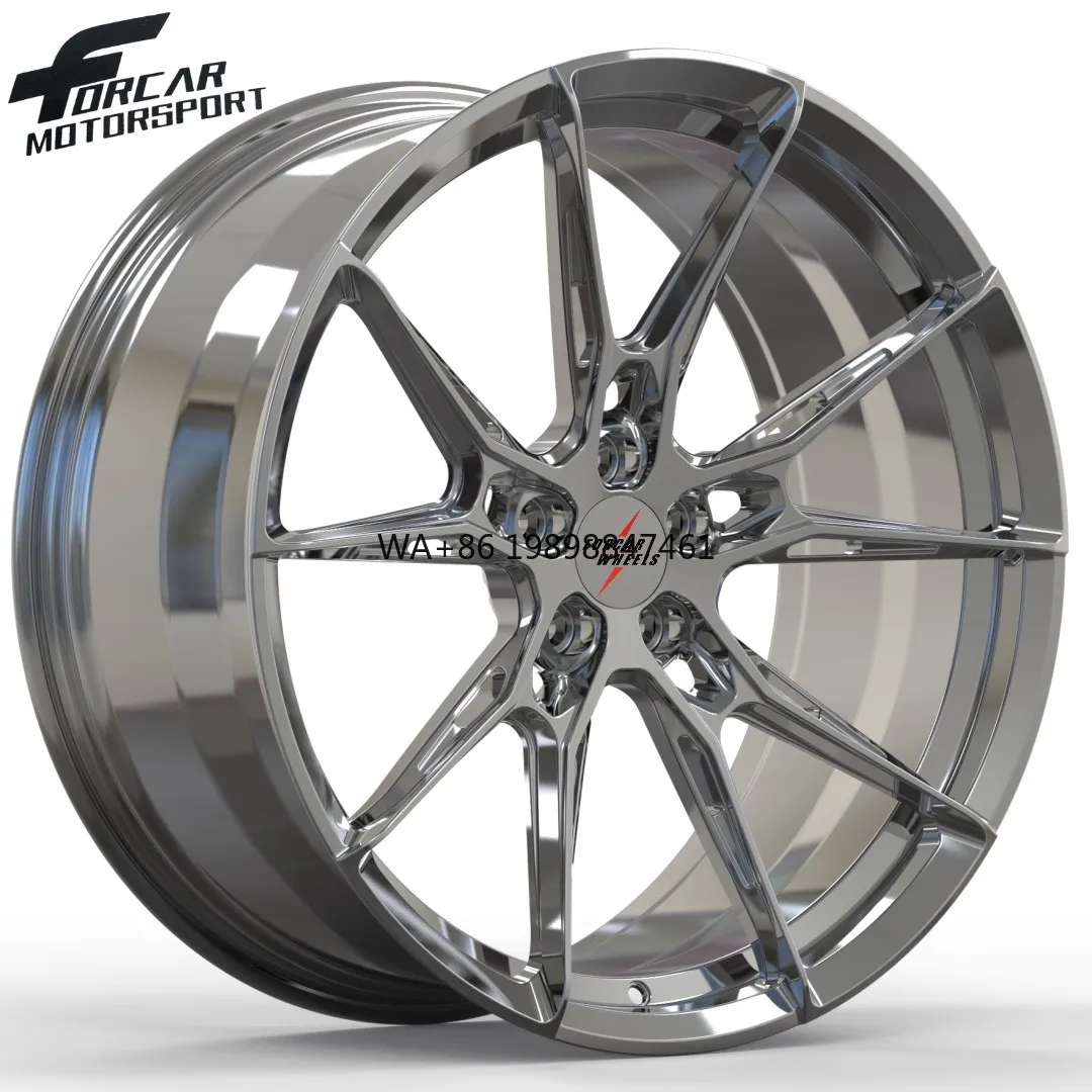 

Высококачественные кованые моноблочные диски Forcar Factory Hyper Black из алюминия T6061, 16-24 дюйма, для тюнинга автомобилей