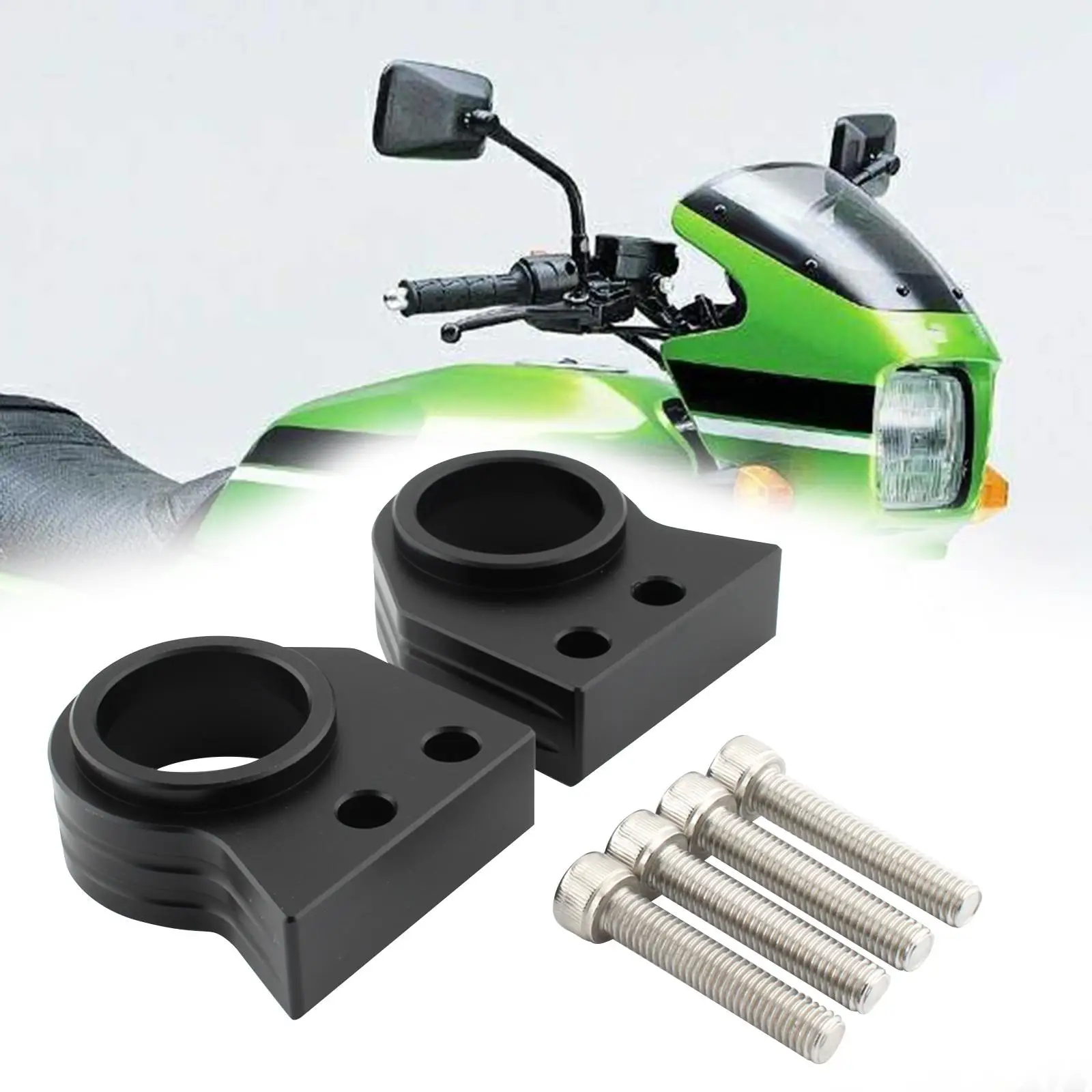 

2x Удлинители руля мотоцикла для увеличения высоты руля Kawasaki ZZR-600 1990-2008