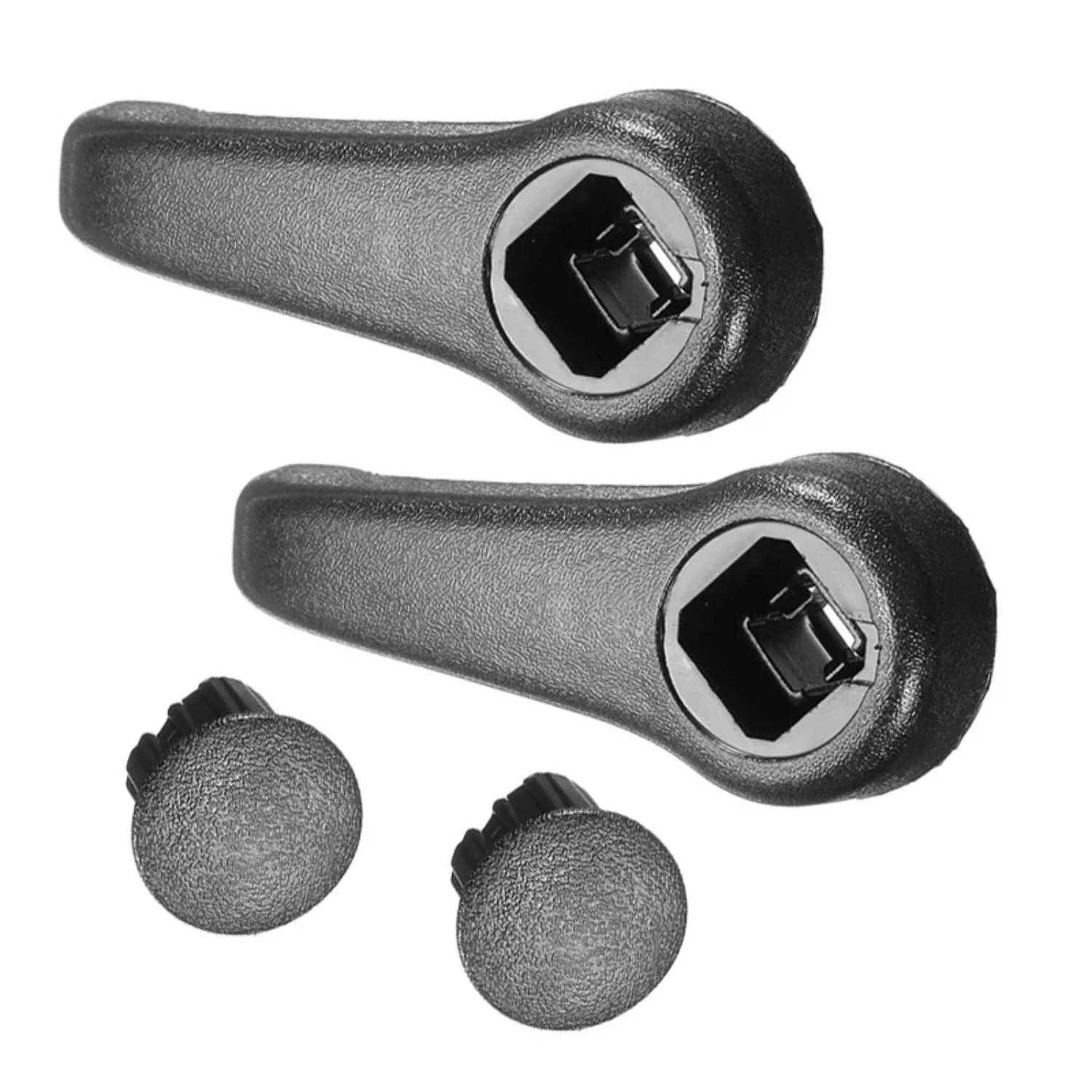 Car Seat Adjusting Lever Handle Pull Handles   Clio MK2 Interior Hand Seat Tilt Pull Set Dark Grey