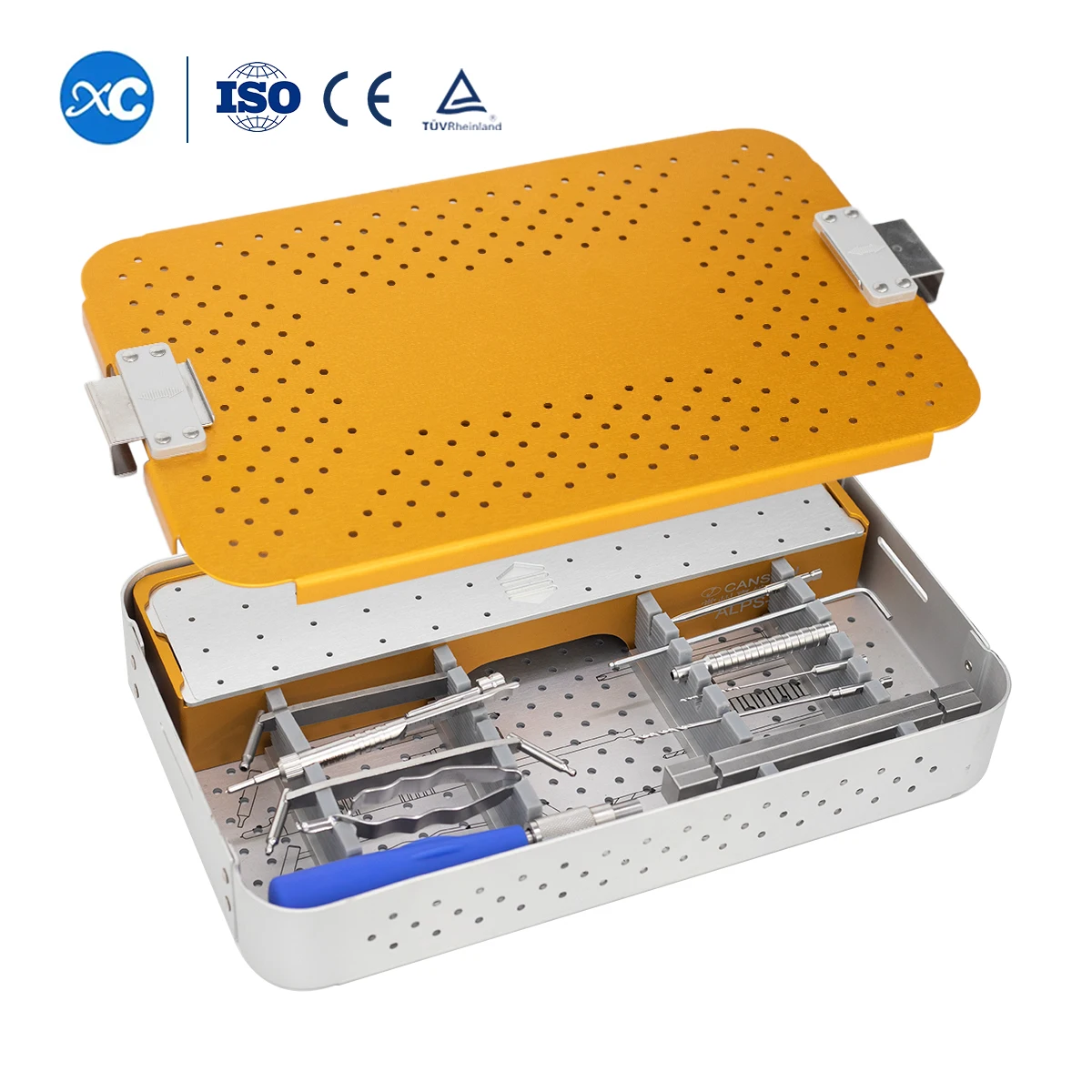 Advanced Locking Plate System 1.6/2.4/3.2/4.0mm ALPS Veterinary Instrument kit Set for Vet Animal Surgical Surgery