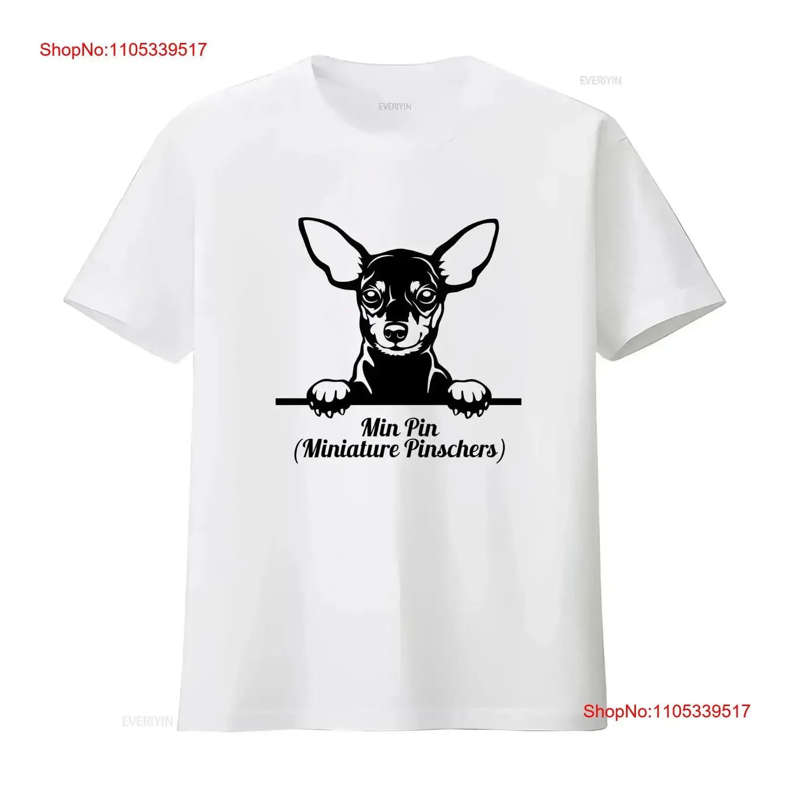 Miniature Pinscher Mens T Shirt 13 Colours Screen Design Min Pin vintage Washed Comfortable Versatile Top For Everyday Wear