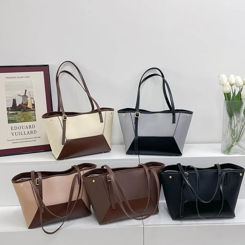 

2025 New Women's Shoulder Bag, Small Luxury Tote Handbag, Stylish Casual Purse, High-End Minimalist Designer Bag for Women
