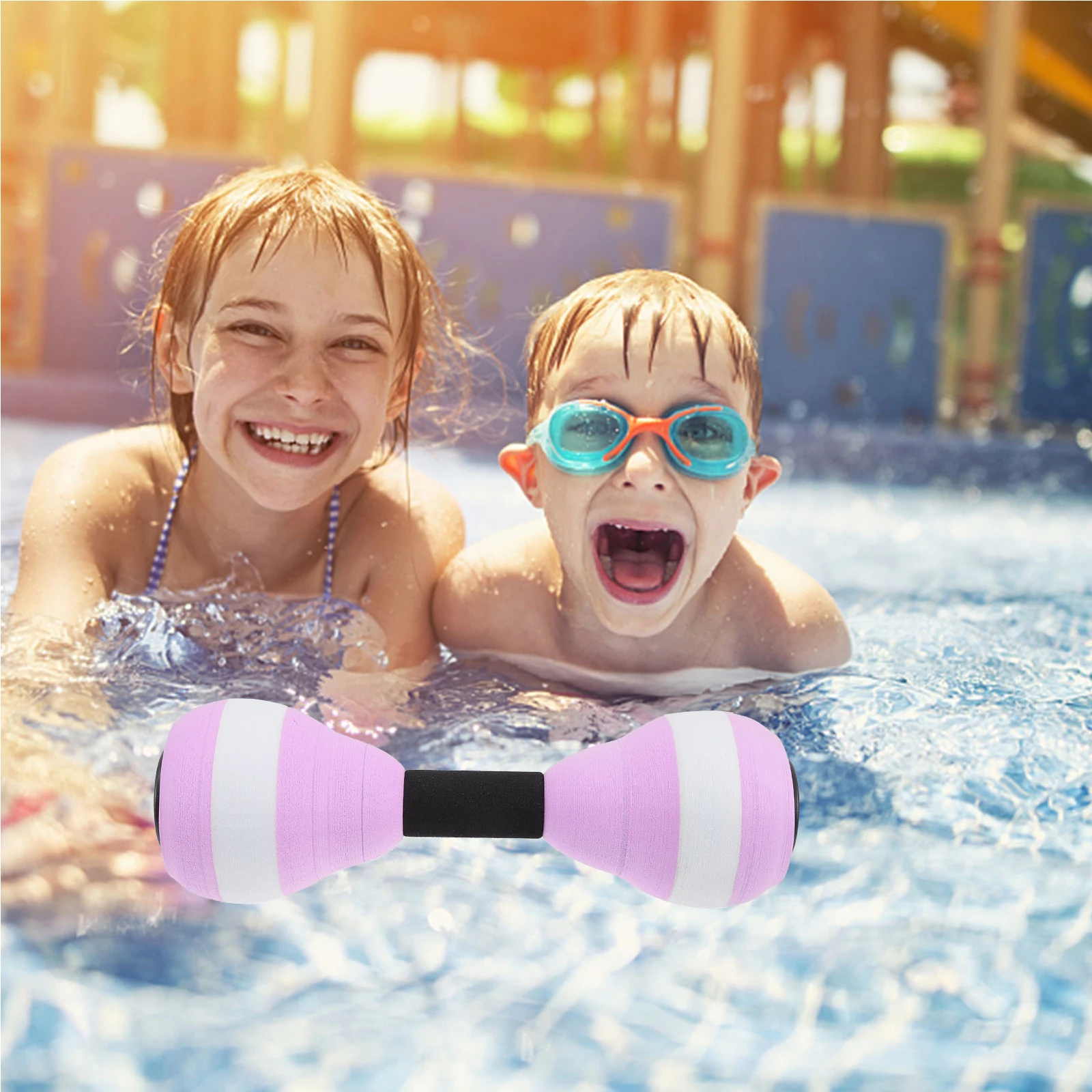 

1Pair Water Dumbbells Eva Multifunctional Swimming Pool Exercise Gear for Adults Fitness Eva Dumbbells,aquatic Fitness Dumbbell