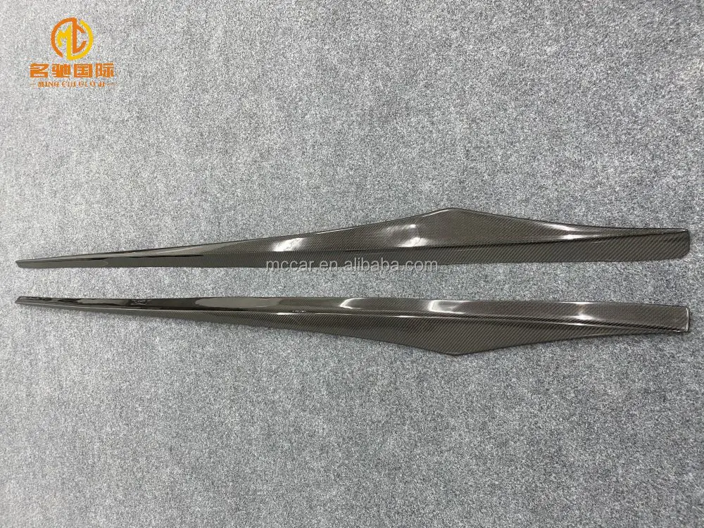 للتنانير الجانبية M6 F12 F13 من ألياف الكربون على شكل حرف V مصدات التنانير الجانبية