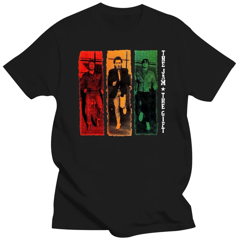 The Jam T-Shirt, Mens Gift Paul Weller Unisex Top Guitar Poster Art Men Cotton Tees Tops Anime Harajuku Streetwear