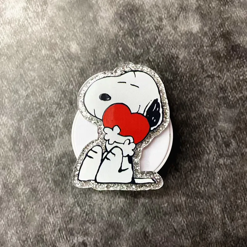 Miniso سنوبي حامل هاتف المحمول الكرتون العالمي 3M ذاتية اللصق قابلة للطي قوس تمتد قبضة الهاتف فنجر الوقوف