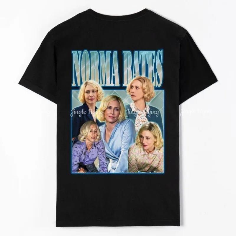 Norma Vera Farmiga Inspo Camiseta de manga corta Camiseta de terror de algodón Bates Motel