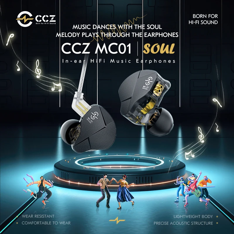 

CCZ MC01 новый модернизированный кабель Изысканное мастерство Эстетический дизайн Прослушивание Скамейка Музыкальные танцы с душой Проводной головной убор