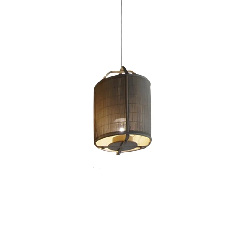 

Japanese-style club hall restaurant chandelier homestay creative Chinese-style fabric catering lamps