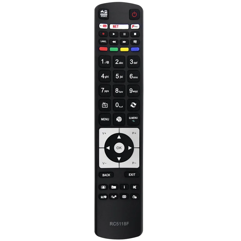 A57G-Replace RC5118F Remote Control for Hitachi RC5117 RC5118 42HYT42U 50HYT62UH Smart TV