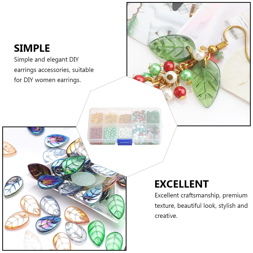 

Christmas DIY Earring Material Jewelry Making Kit Antirust Accessories for Women Creative Handmade Gifts Jewelry Material