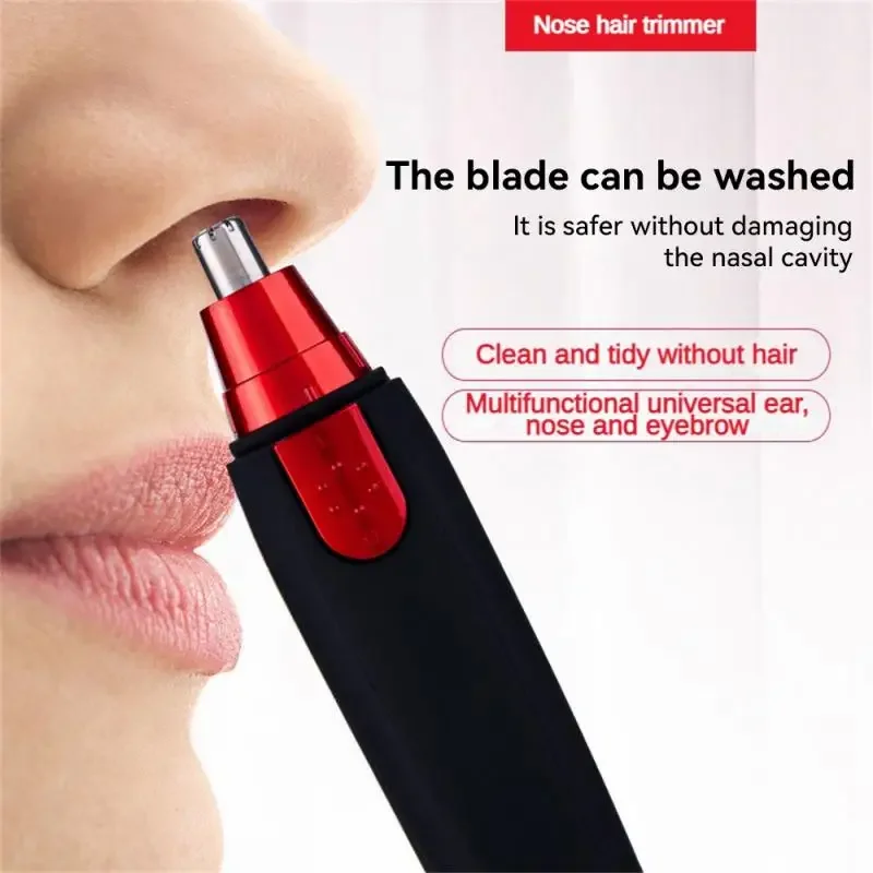 1~9PCS Electric Nose Hair Trimmer Implement Shaver Clipper Men Women Ear Neck Eyebrow Trimmer Shaver Man Clean Trimer Razor