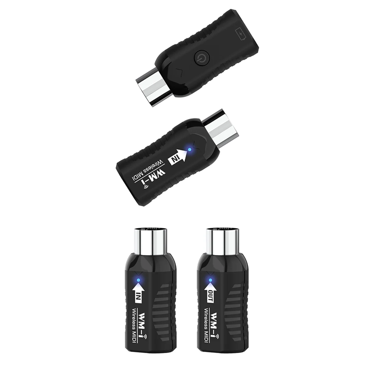 T85C Rechargeable Midi Wireless Guitar System Audio Receiver Transmitter Wireless Midi Adapter for Digital Piano Keyboard