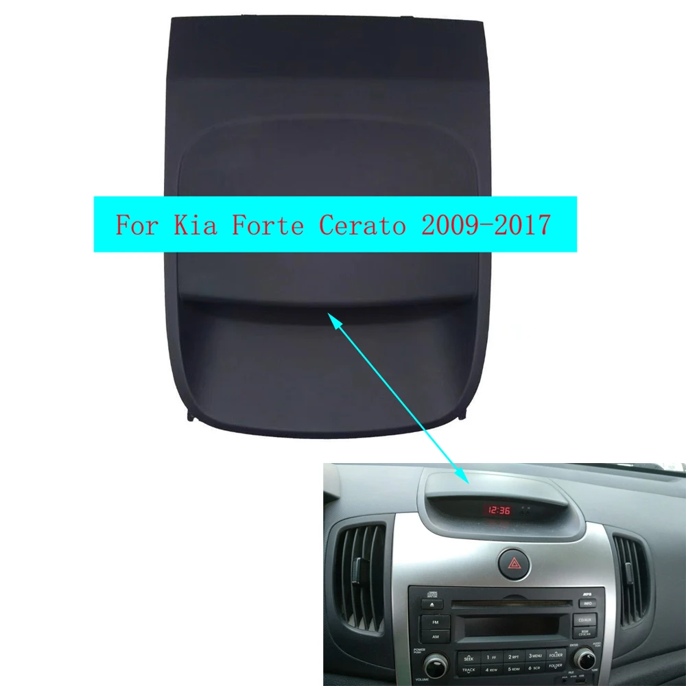 

2009-2017 для Kia Forte Cerato, накладка на электронные часы, рамка для компакт-дисков, верхняя накладка, средняя крышка, аксессуары для интерьера