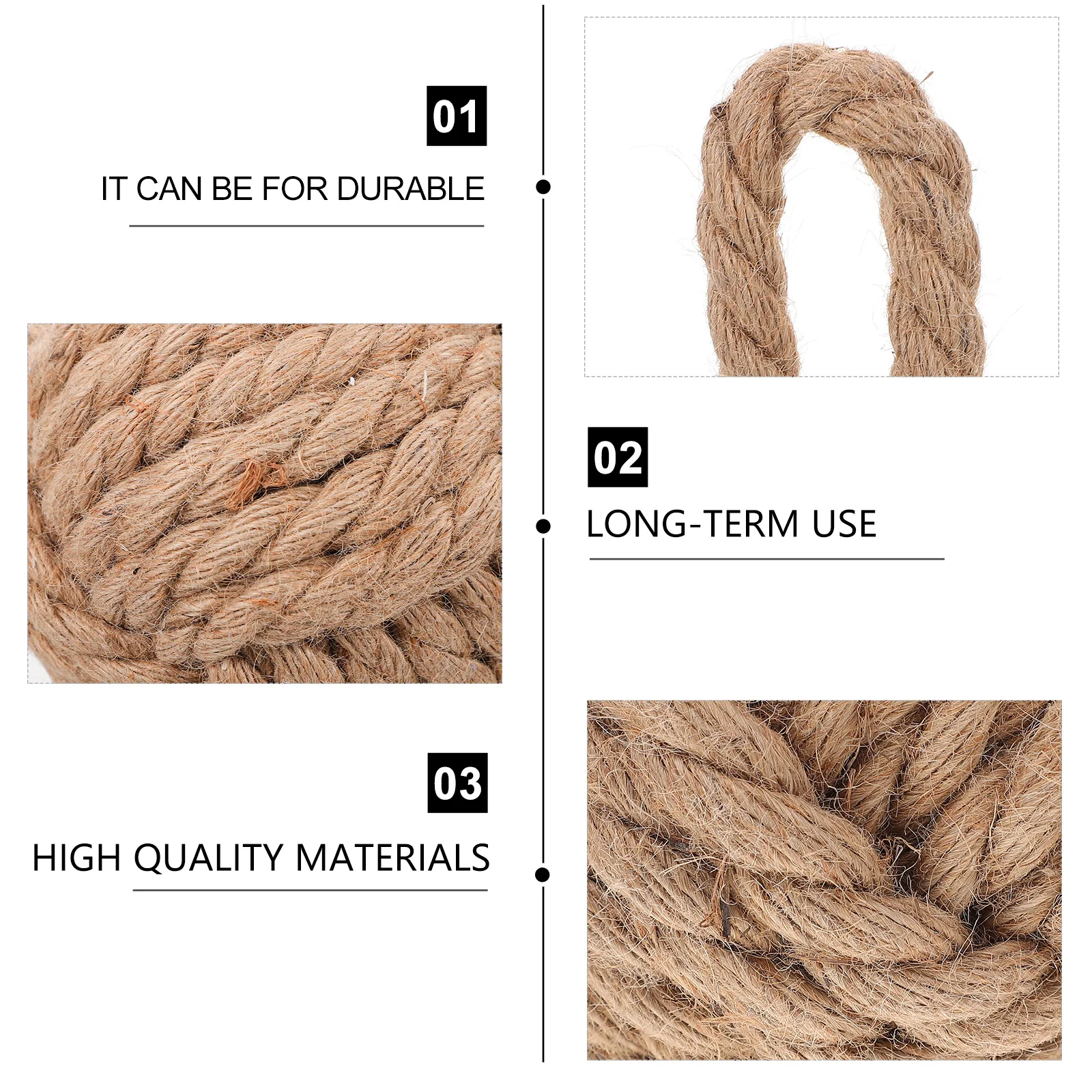 

1Pcs Multi-Function Doorstop Cotton Linen Ball Anti-Collision Home Decor Practical Portable Lightweight Lovely Design