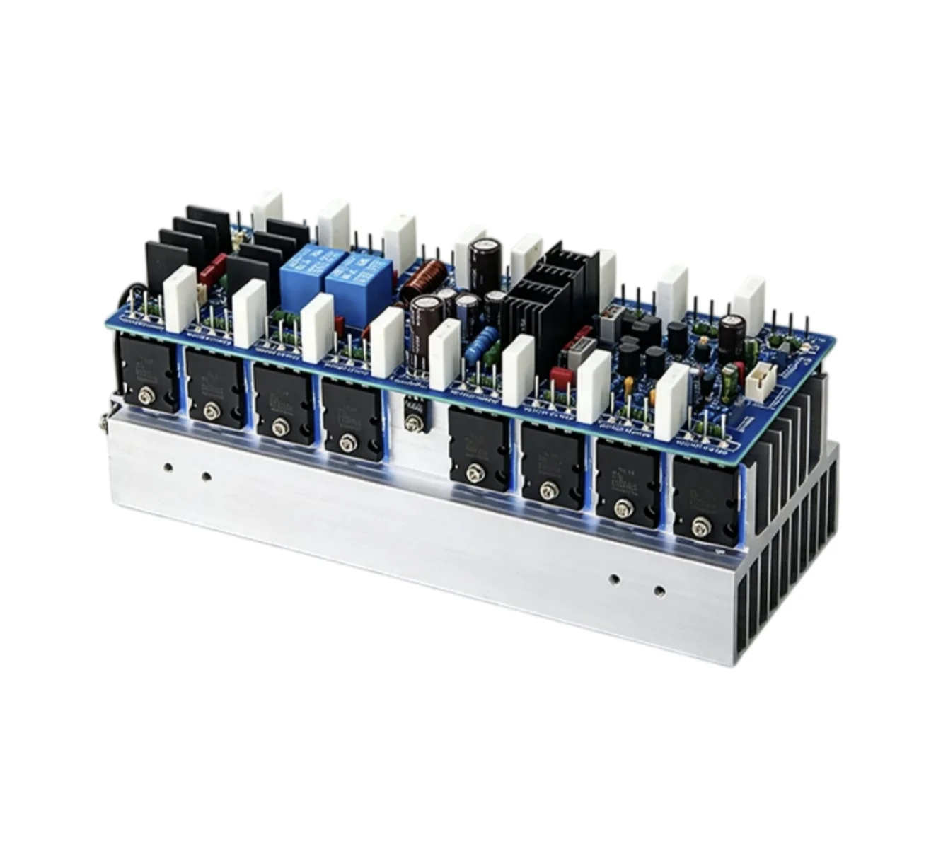 HiFi 600W×2 Power Amplifier Board, Toshiba 1943/5200 Power Transistors, 2.0 Stereo, Professional Stage,Home High Power Audio Amp