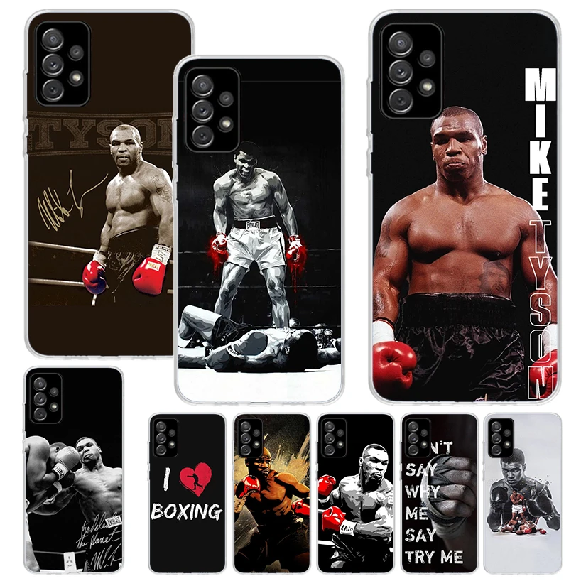 Mike Tyson Boxer Man Phone Case For Samsung Galaxy A15 A55 A14 A54 A13 A53 A12 A52S A25 A24 A35 A34 A23 A33 A22 A32 A04S A03S A0