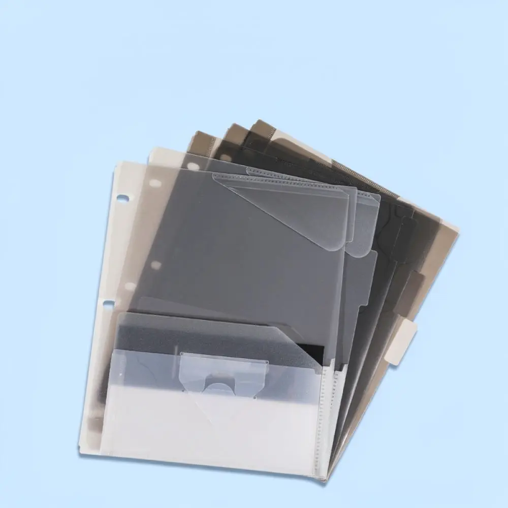 3 Hole Binder For Benwuyou A4 Filing Folder Refillable Document Organizer Durable Office School Stationery Case