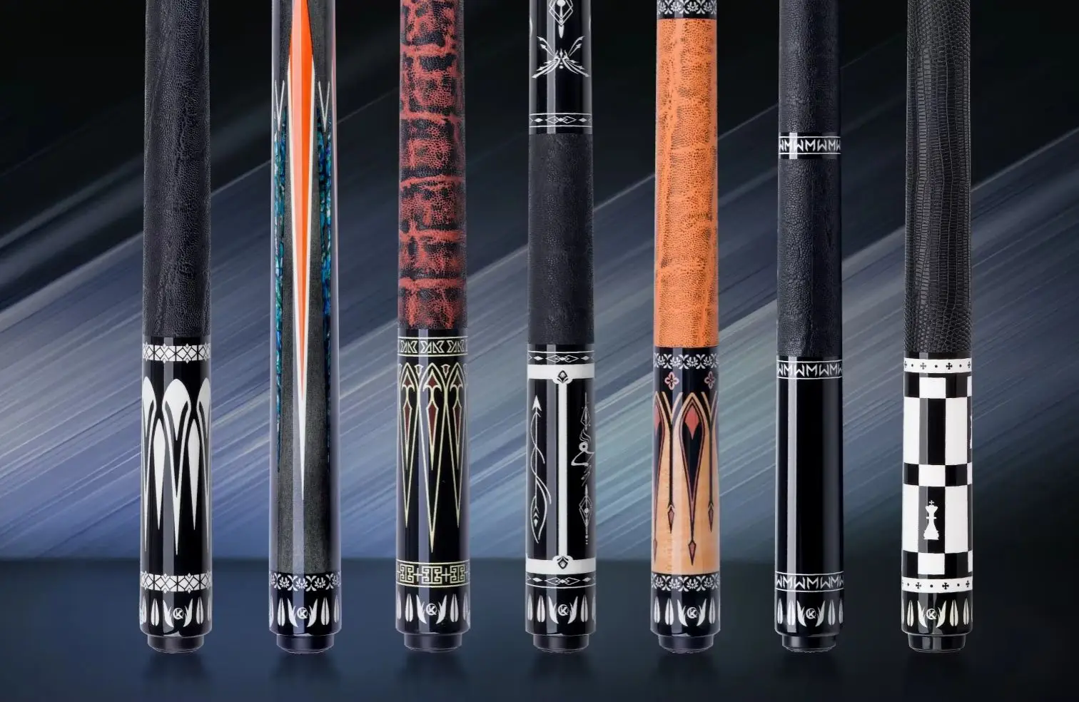 Queue de billard KONLLEN Maple Pool Cue série K, faible déviation, professionnelle, en solde, avec embout de 12 mm