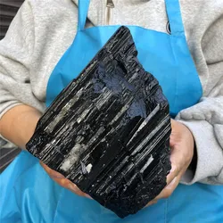 High Quality Natural Raw Crystal Stones Black Tourmaline Rough Stone Rock Mineral Gravel Specimen Healing Stone Home Decoration