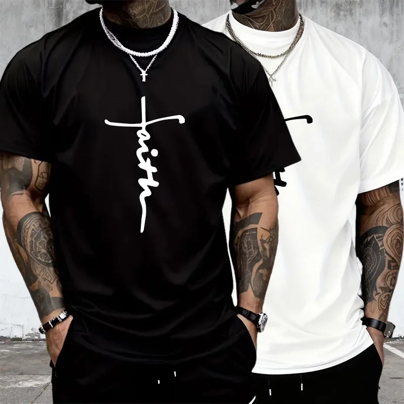 

Новое поступление 2025 года, мужская футболка высокого качества из 100% хлопка с круглым вырезом и коротким рукавом, весна-лето, мужские повседневные модные крутые футболки