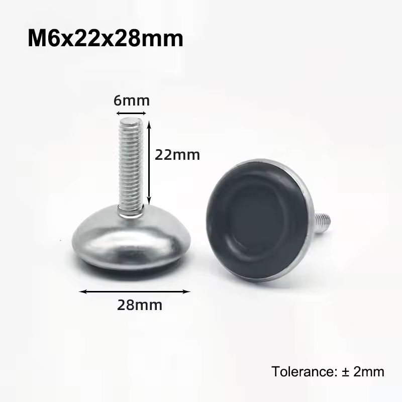 M6 M8 Leveling Foot Screw On Type PP Plastic Furniture Table Chair Sofa Leg Anti-slip Feet Adjustable Leveler Base Bolt Pad - Image 28