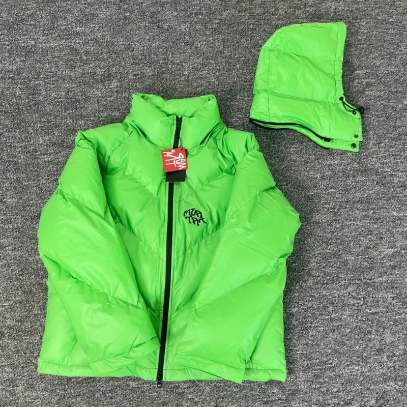 الشتاء Mertra أسفل سترة الحرارة رد الفعل انفصال مقنعين سترة الرجعية الرجال النساء موضة عالية الجودة MERTRA أسفل معاطف الملابس #1