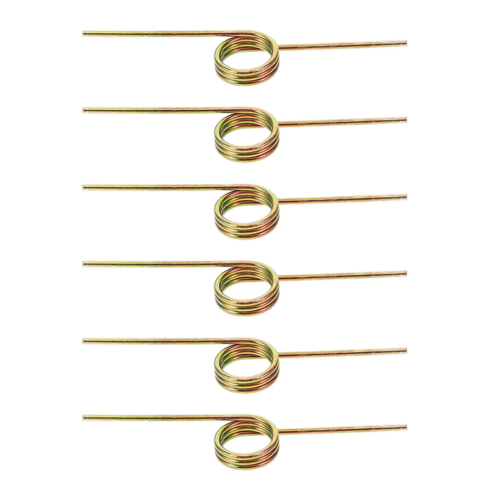 

6 PCS Flip Lid Trash Can Spring Heavy Duty for Garbage Bins Adjustable Color Zinc Plating Support Cans Torsional Cap End