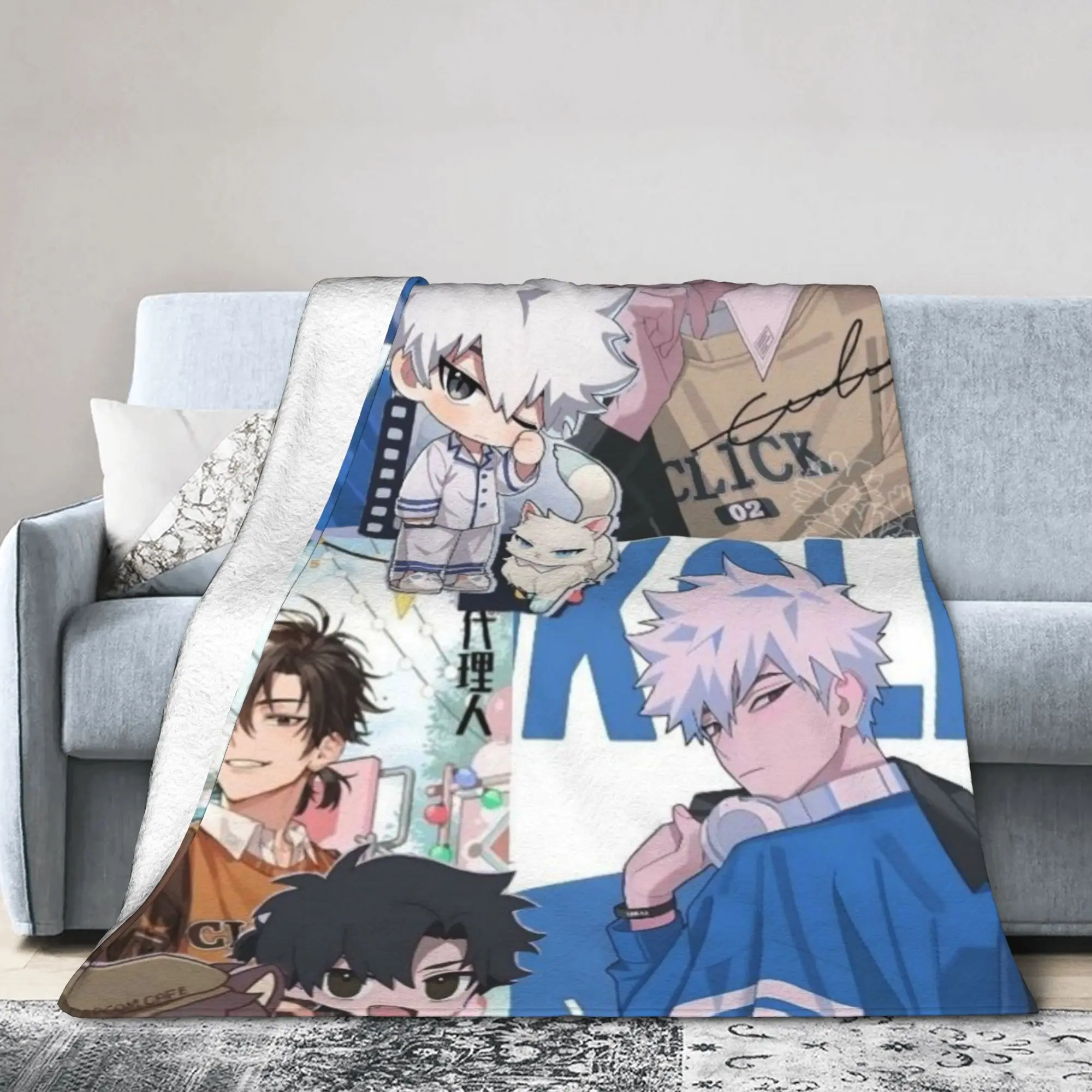 

Link Click аниме одеяла флисовые уютные легкие тонкие пледы для домашнего одеяла