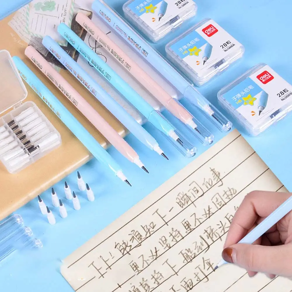 Professional Replace Head School Supplies Stationery Non-sharpening HB Pencils Mechanical Pencil With Refill Writing Pencils