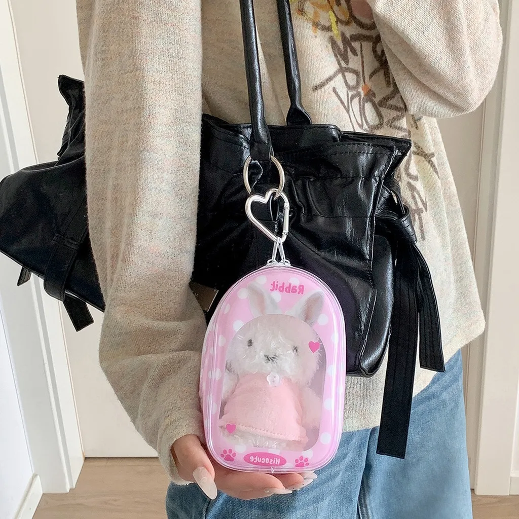 Organizer Bag Decorative Doll Display Dustproof Case Lightweight Earphones Bag For Small Items Party Favors Gift Packaging