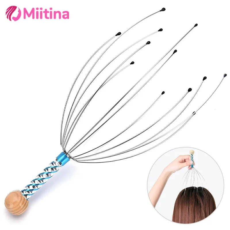 

Octopus Head Massager Scratching Scalp Relaxation Relief Body Massager Scratcher Relieves Tension Healthy Care Tool Random 1PCS