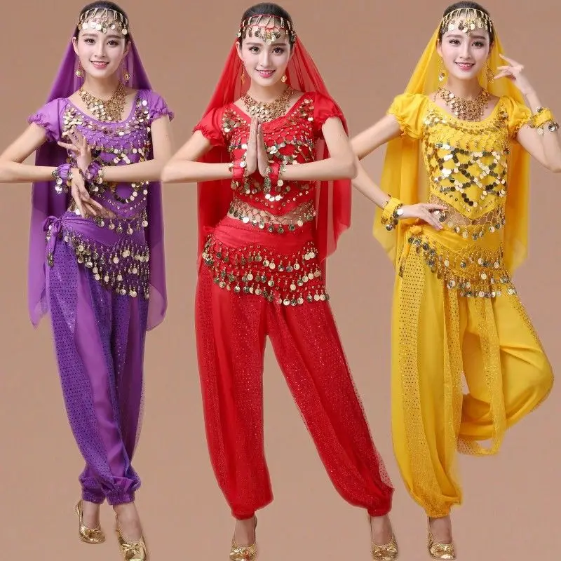 new-indian-dance-costume-watch-performance-costume-adult-folk-dance-yangko-dance-xinjiang-belly-set