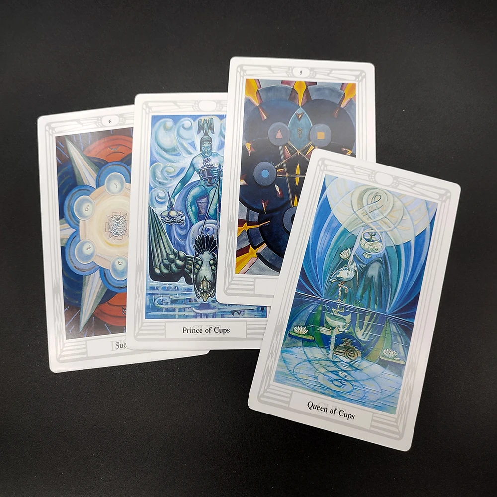 12CM*7CM  NEW Thoth Divination Tarot Deck: 78-Card Tarot Deck Telling Game for Beginners and Experts