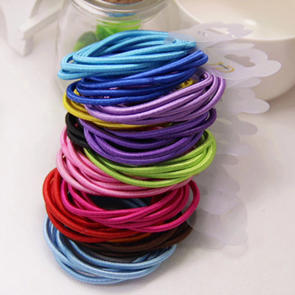 

200 Pcs Hair Ties Elastic Ring Girl Accessories Mini Ponytail Holders for Girls Toddler Miss