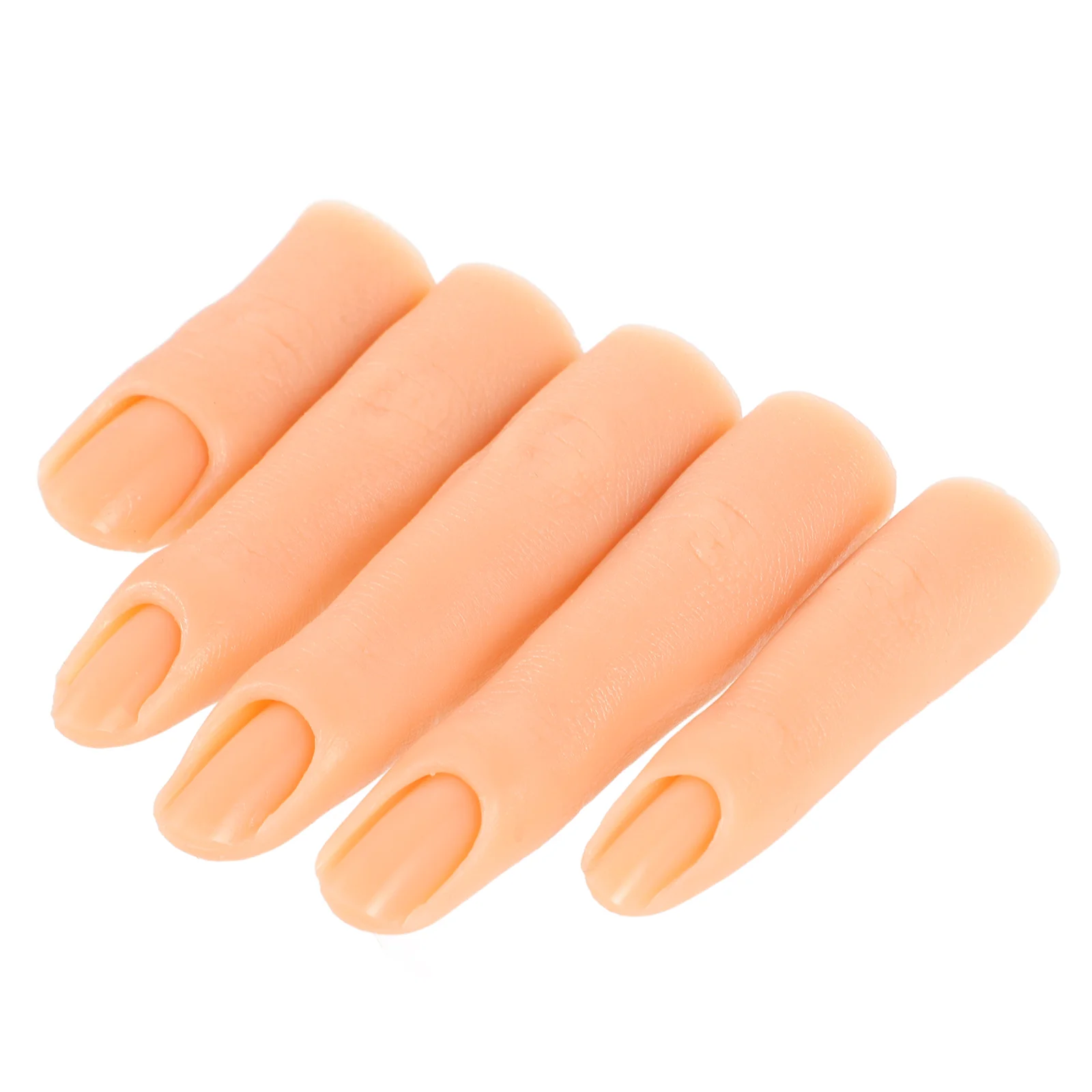 Nail Silicone Hand Mold Practice Fake Fingers for Mannequin Nails Tools Model Kits Accessories Manicure