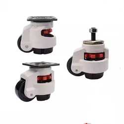 GD-40S/60s/80s,Heavy duty level adjustment Foma caster/wheel, With thread,Altura ajustable,Industrial casters