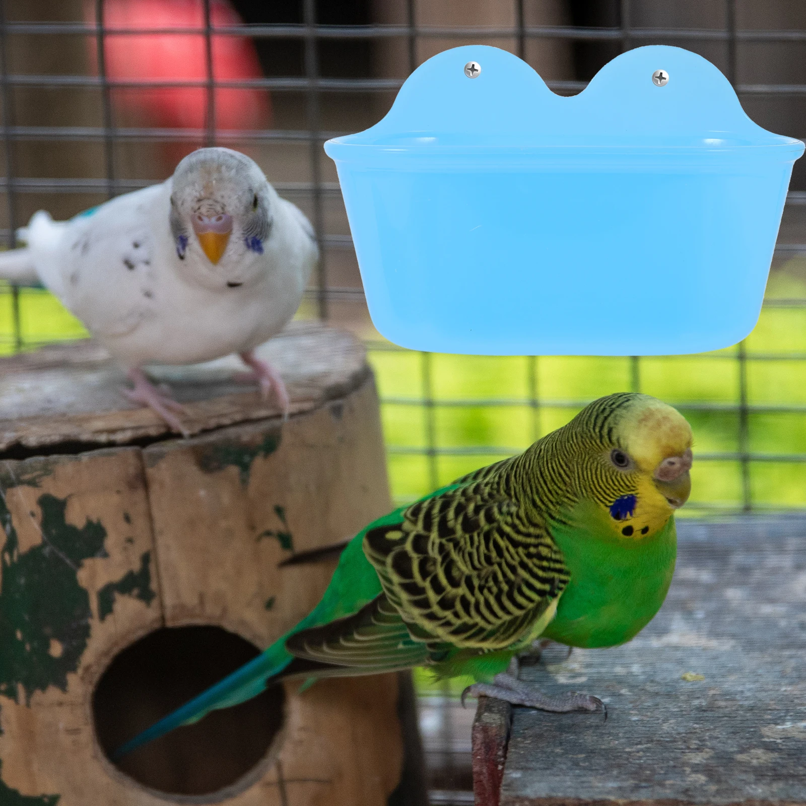 

Bird Bath Tub Pool Parakeet Bowl Shower for Parakeets Parrot Bathtub Bathing Cage