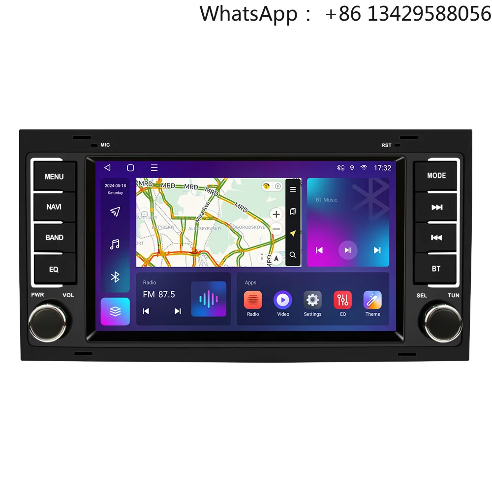 

Android Car Stereo 7inch for VW Volkswagen Touareg 2004 - 2011 Multimedia Players Built-in GPS Navigation BT WIFI DSP