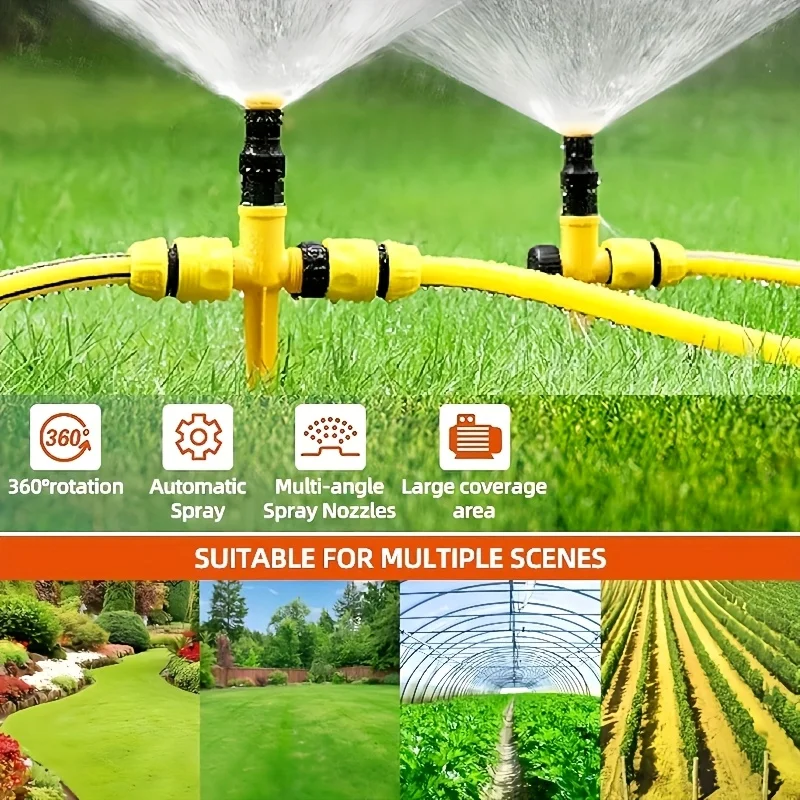 6-Piece Adjustable Garden Sprayer Set - Multi-purpose Lawn and Plant Sprayers, Essential Garden Watering Equipment