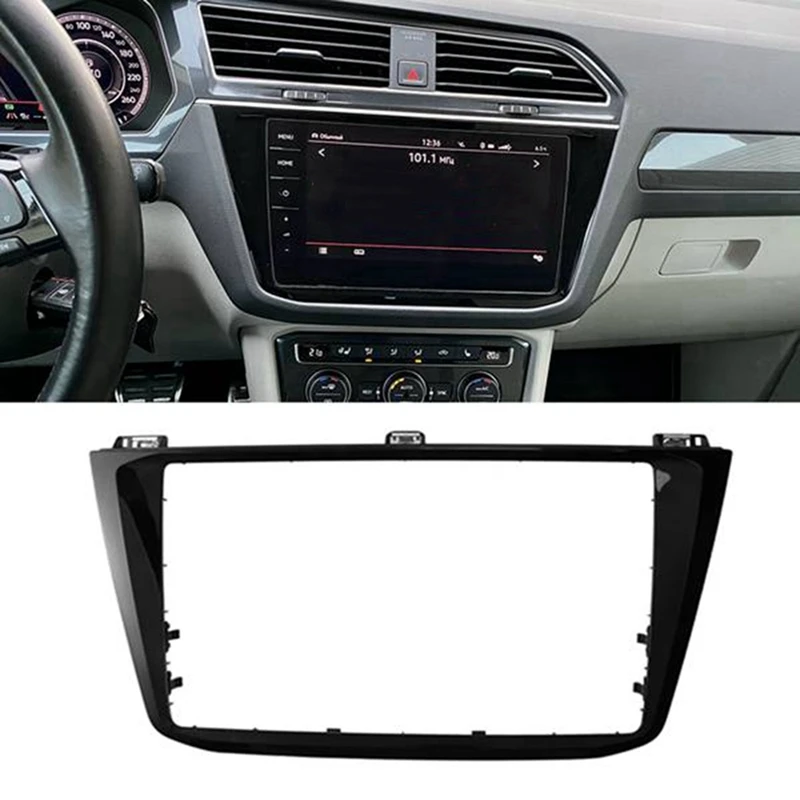 8 Inch Car Radio Decorative Frame Stereo Panel For Volkswagen Touareg MK2 2017-2020