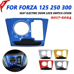Motorcycle Seat Electric Door Lock Switch Cover Cap for Honda Forza 125 250 300 Forza125 Forza250 Forza300 2018-2024 Accessories