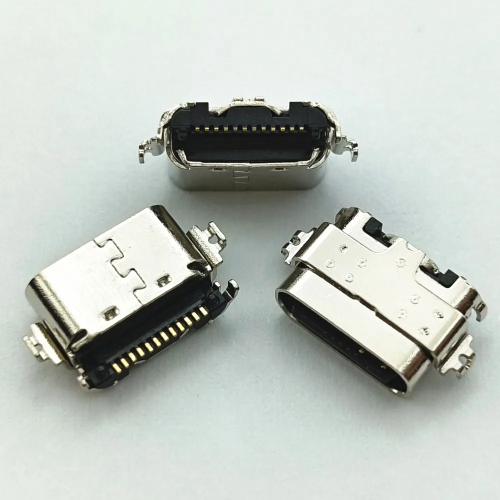 5-100pcs USB Charger Plug Charging Dock Port Connector Jack Type C 12pin Conatct For TCL 9081 9080 9080G Tab 10S 9081X