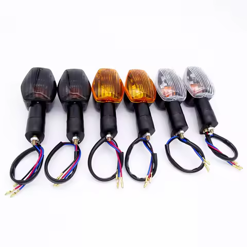 1 Pair Motorcycle Front/Rear Turn Signals Blinker Indicator Flasher Lamp For Honda CBR 125R 900RR RVT1000R RC51 VTR1000 CB400