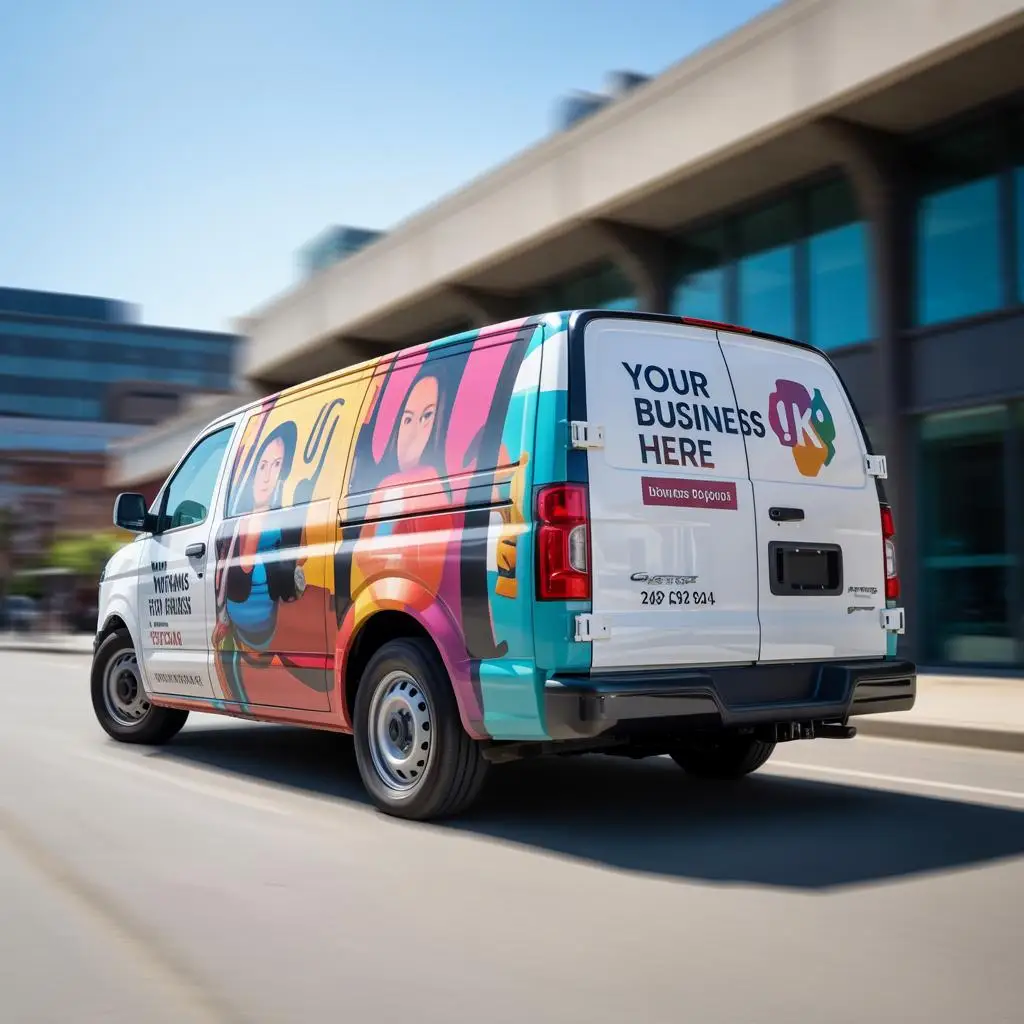 Custom Car Vinyl 3M Vehicle Wrap, Business Branding Sign Custom Vehicle Wrap Vinyl Sticker Printing Truck Self Adhesive Vinyl