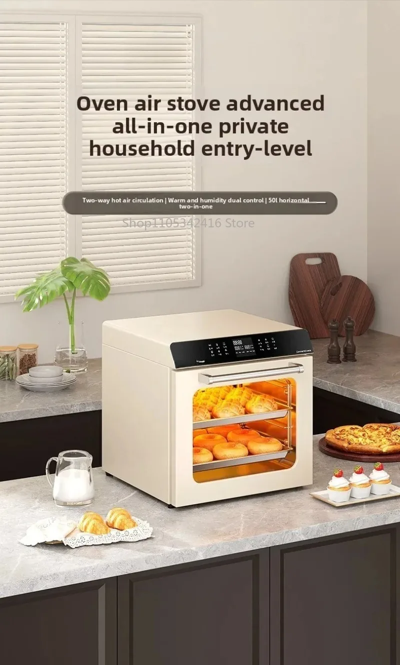 Household Electric Oven with Fermentation Function, Small Automatic Blast Oven – Large Capacity Atomizing Baking StoveforHomeUse